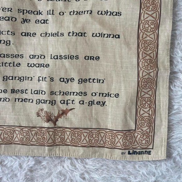 Scots Proverbs Linen tea towel by Linanne - Picture 5 of 5